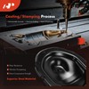 A-Premium 10.5 Ring Gear Rear Differential Cover with Gasket &