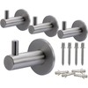 Neuhall 4 x Wall Hooks, Coat Hooks, Wall Towel Hooks,