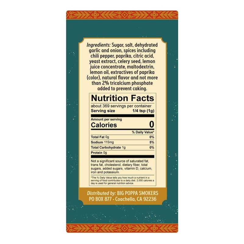 Big Poppa's Happy Ending Finishing Dust Seasoning – Irresistible BBQ