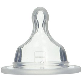 MAM Slow Flow Nipples, Level 1, 0+ Months, 2-Count