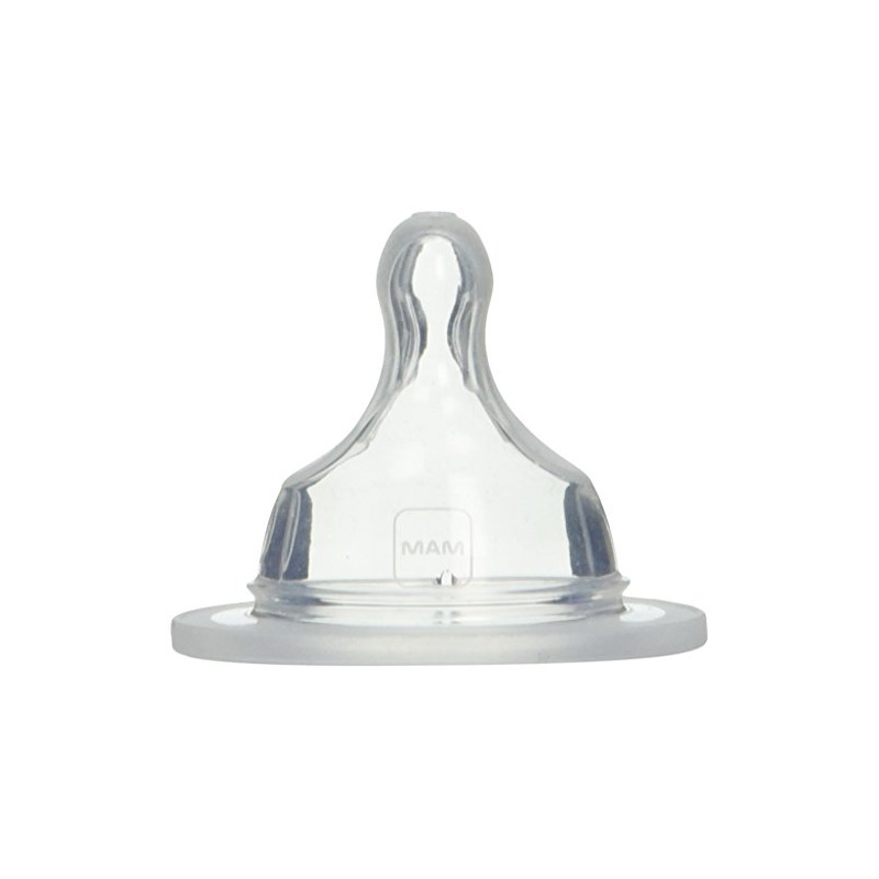 MAM Slow Flow Nipples, Level 1, 0+ Months, 2-Count