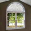 PROTINT WINDOWS Precut Pattern Texture Arched Window Film Shade, Self