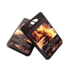 Firewood Scented Wax Melts - 2 pack | No Wood Burning Fireplace in Your Home ? New Wood Burning Scent without the flame | Handmade in Idaho | Simply like no others...