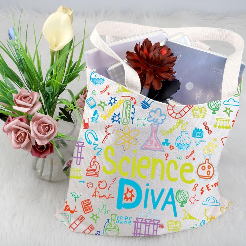 FEELMEM Science Diva Tote Bag Chemistry Science Gift Science Lovers