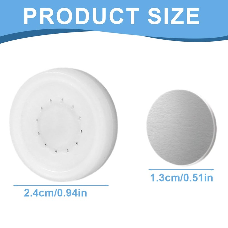 BEPSYOM Pack of 4 Magnetic Wall Mount Remote Control, Magnetic