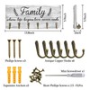AHYS Key Holder Wall Mount Rustic Wooden Key Rack with