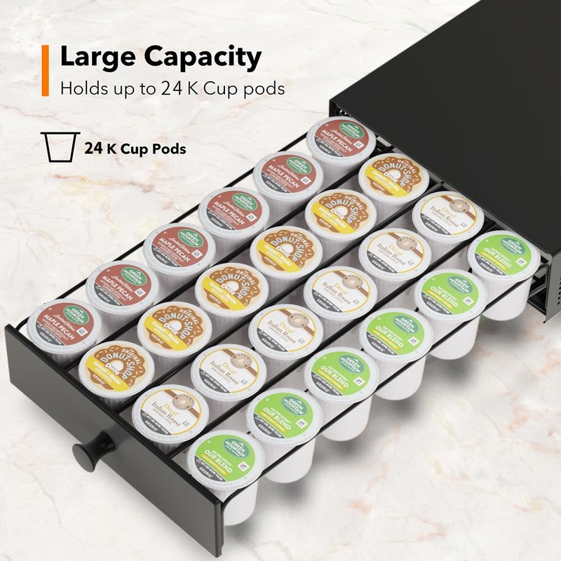 SICHEER K Cup Organization Storage Drawer Maker K Cup Holder