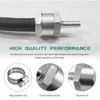 Gdnecad 2 PCS One Way Check Valve, 5/16" 8mm Aluminium