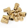4 Pcs Bike Bicycle Pump Adapter Valve Copper Adapter Presta
