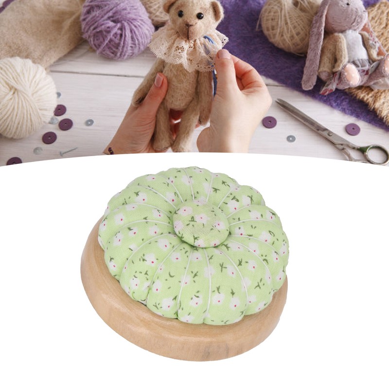 2PCS Sewing Pin Holder Magnetic Button Pumpkin Shape Sewing Needles