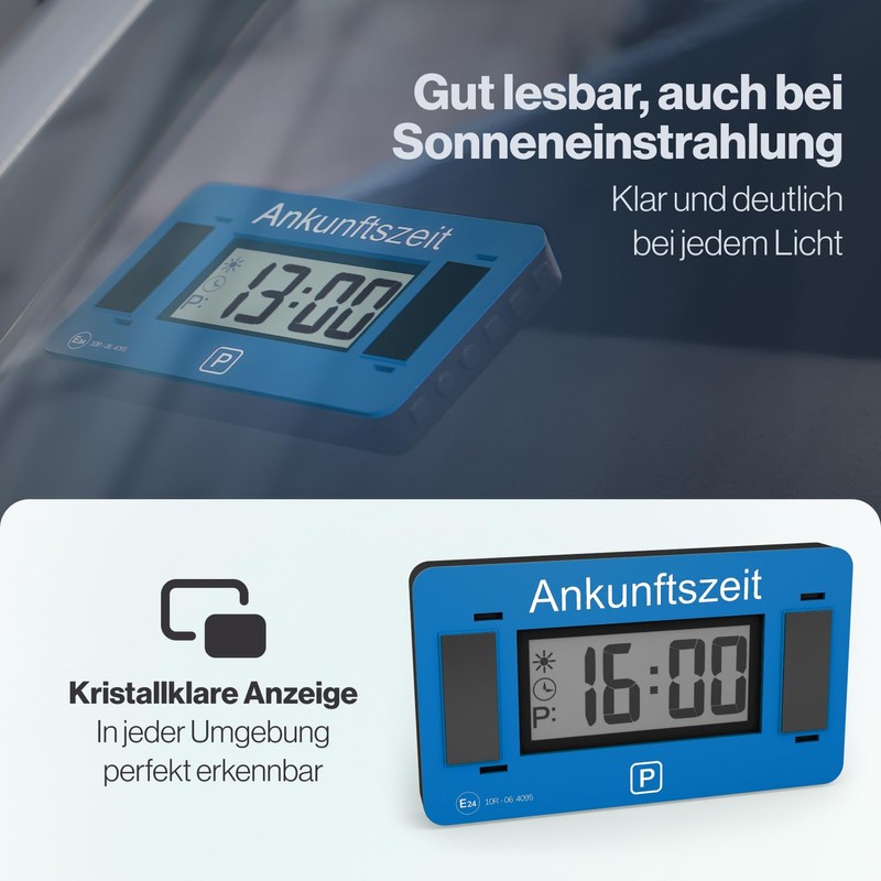 Parkwächter V2 Electronic Parking Disc with Approval according to German