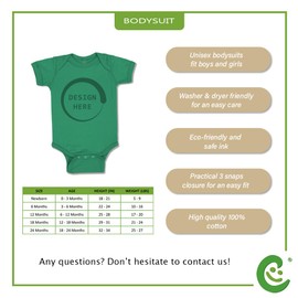 Baby Bodysuit I Love My Pop Dad Father's Day Boy & Girl Baby Clothes Funny Cotton Kelly Green Design Only Newborn