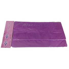 48 Pc Plain Cello Purple Goody Treat Loot Bags 4" X 9" X 2" with Ties