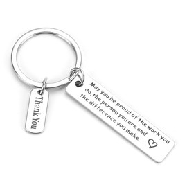 SHTALHST Employee Appreciation Gifts,Thank You Keychains,Keychain,Thank You Gifts for Women Men Appreciation - Keychain Gifts for Coworker Employee Teacher, Show Your Gratitude and Appreciation