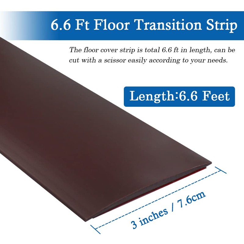 Floor Transition Strip Self Adhesive Floor Cover Strips Laminate 3"