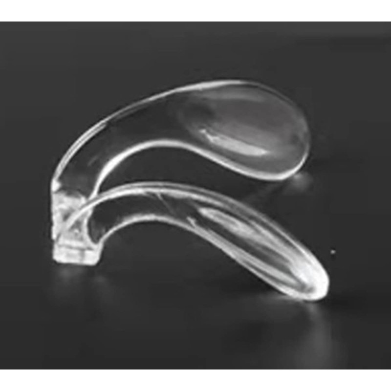 PERFFITT Clear Transparent ABS Rubber Silicon Conjoined Saddle Anti-Slip Nose
