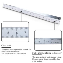 YUCHENGTECH Taper Gauge Gap Gage Welding Wedge Feeler Gauge Gap Feeler Wedge Gauge Gap Hole Measure Tool 1-15mm
