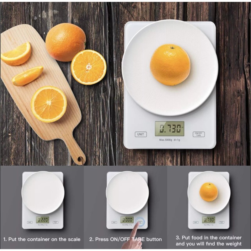 Gotomoto Mini Portable Digital Weighing Scale Multi Purpose Function For