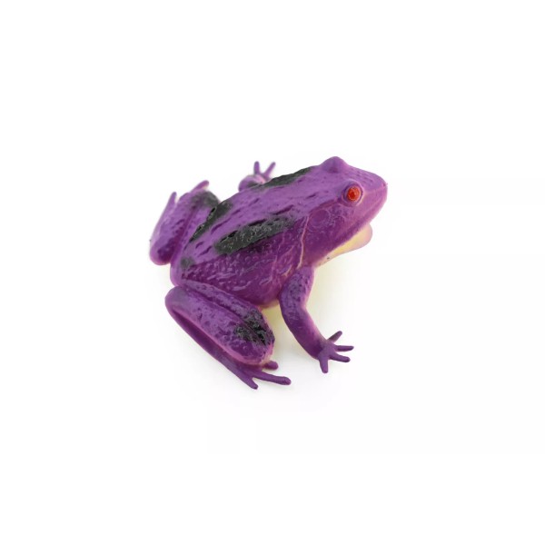 Safari Frog, Purple Realistic Rainforest Garden Figure Model Replica Kids