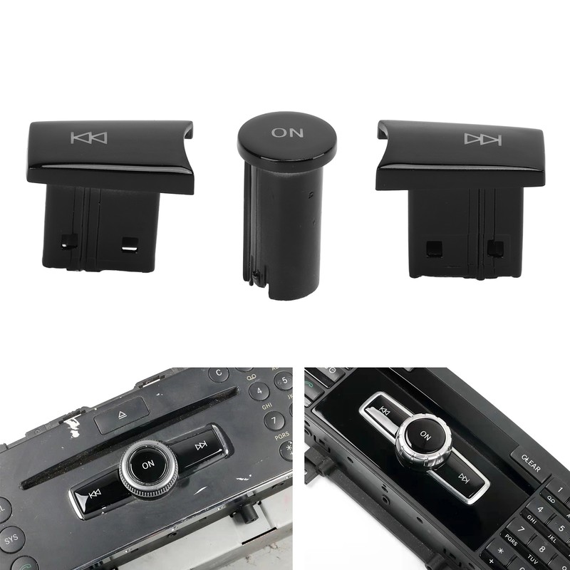 3Pcs set Radio Volume Adjust Control Button Knob Replacement for