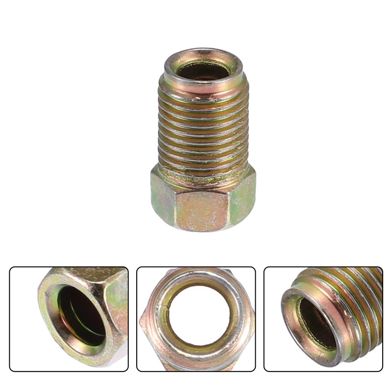X AUTOHAUX 50pcs Motorcycle Brake Line Tube Fittings M10 PP54