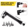 33pcs Juego Brocas Extensión Y Taladro Angular 105° Goxawee