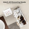 Orimade Shower Caddy 3-Pack, No-Drill Adhesive Shelves for Bathroom, Rustproof