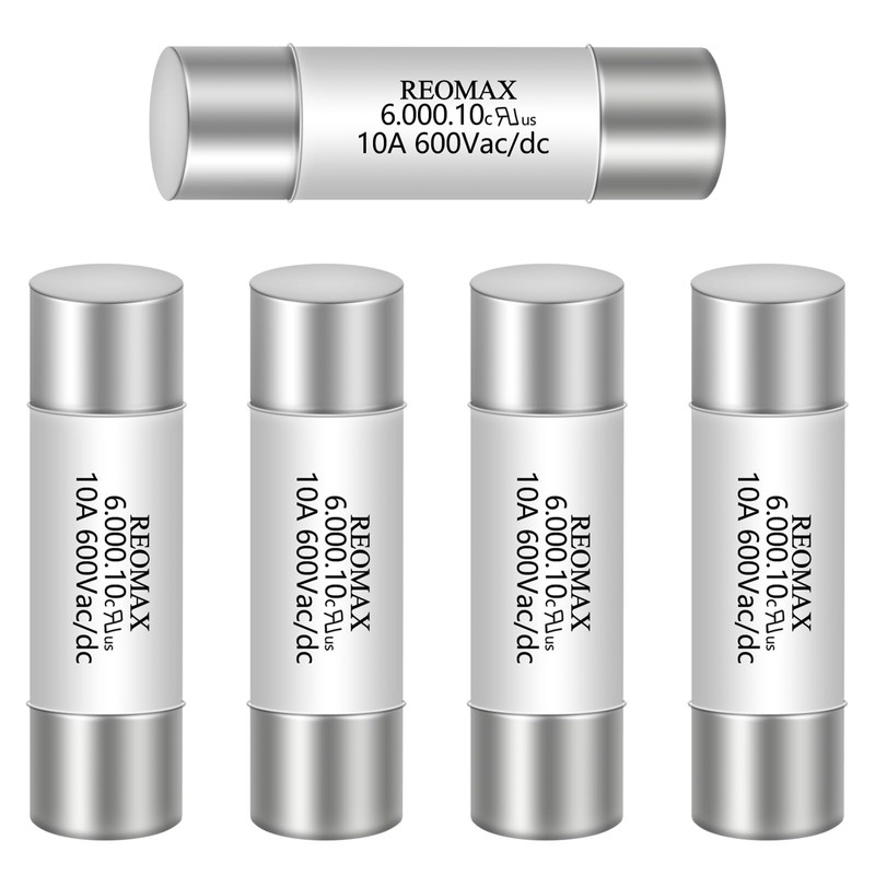 Cutetool (5PCS) HV610 10A 600V AC/DC Ceramic Fuse 6.35x32mm for
