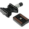 Leofoto DDC-50B with BPL-50N Arca-Swiss Compatible QR Double Clamp, Double-Sided