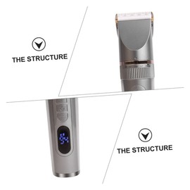 FOMIYES Cordless Rechargeable Hair Clipper with Speed Trimmer for Men Low Noise Electric Beard and Hair Grooming Tool Blades with Oil Maintenance for Home Haircuts and Beginners