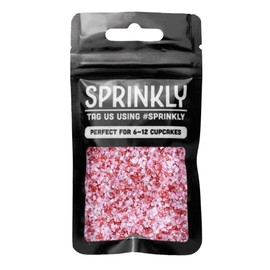SPRINKLY - Sparkling Sugar - Pink, Red & White - 30g