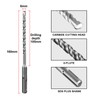 SALI 10PCS SDS Plus Rotary Hammer Drill Bit Concrete Drill