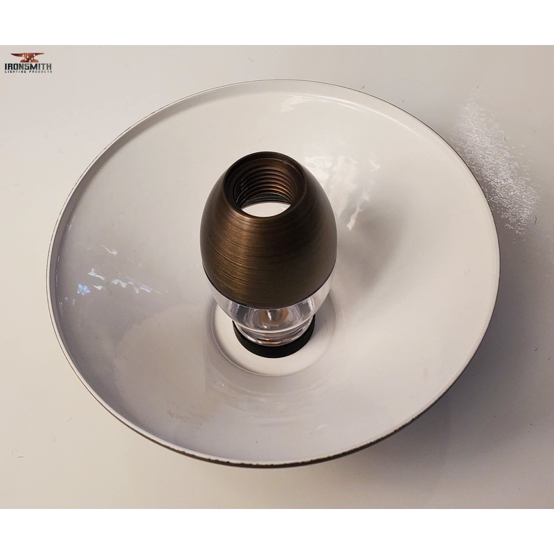 Ironsmith Lighting Products Mushroom Style Path Light Top, Solid Brass