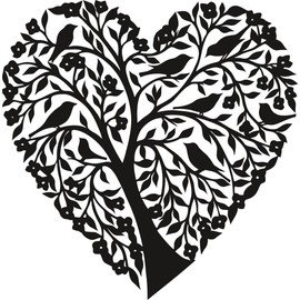 4” Celtic Tree of Life Heart Sticker Irish Birds Druid Symbol Infinity Knot Decal for Car Bumper Truck Window Laptop