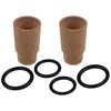Demfec 2 PCS Hydraulic Case Drain Filter Compatible with Bobcat
