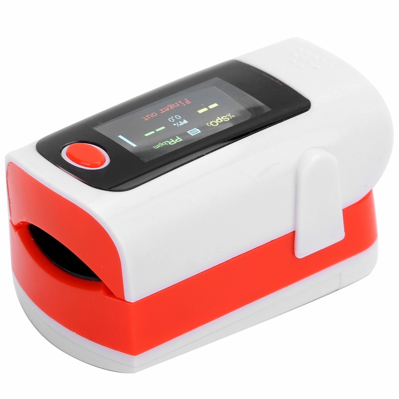 Fingertip Pulse Oximeter Blood Oxygen Saturation Monitor Portable Pulse OximeterOrange