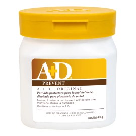 Pomada A+d Prevent: Protección Rozaduras Pañal En Bebé 454g