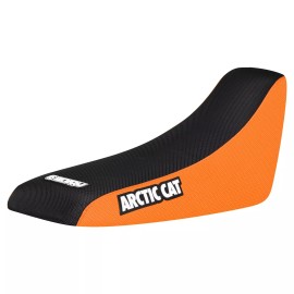 Arctic Cat 50 90 Gripper Seat Cover  2002 - 2005 ORANGE/BLACK standard #256