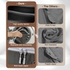 Homsorout Space Saving Compression Organisers - Set of 6, Expandable