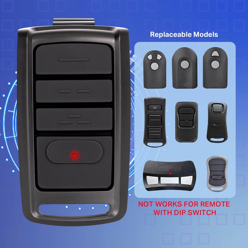 O3T-BX O3T-A 315/390MHZ Dual Frequency Auto-Seek Overhead Door Garage Opener