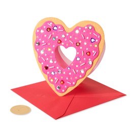 Papyrus Valentine's Day Greeting Card (Donut Heart)