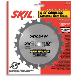 Skil 73518 5-3/8-Inch 18 Tooth ATB Saw Blade with 10mm Arbor