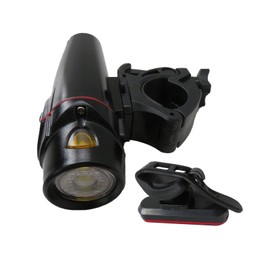 BV Bicycle Light Set Super Bright 4 Light Mod Options 350 LM 3 LED Taillight Quick-Release