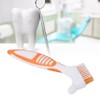Sonew Dual Head Denture Toothbrush, Remove Plaque for Partial, Half,