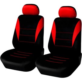 Osilly 4 piezas de fundas para asientos de coche, juego completo de interior de automóvil antideslizante impermeable con protectores de cojín para