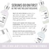Valjean Labs Facial Serum, Combo Pack of Hydrate, Glow, and