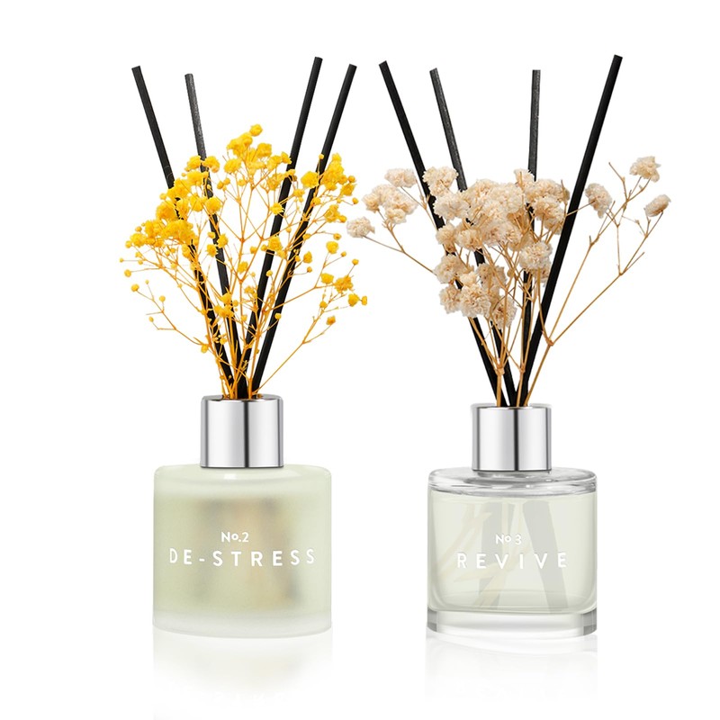 Jasmine White Tea Gardenia Bathroom Diffuser, 3.4 oz Reed Diffuser