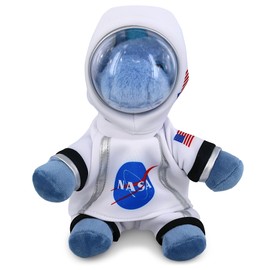 DolliBu Blue Unicorn Astronaut Plush Toy - Super Soft Fantasy Astronaut Stuffed Animal with Space Helmet and NASA Astronaut Suit, Spaceman Doll Decor for Girls and Boys - 9 Inch
