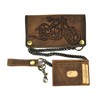 Jockey Club Biker Wallet with Chain and Removable Credit Card
