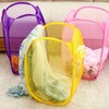 YIAGUN Laundry Baskets Pop Up Mesh Washing Bag, Foldable Laundry